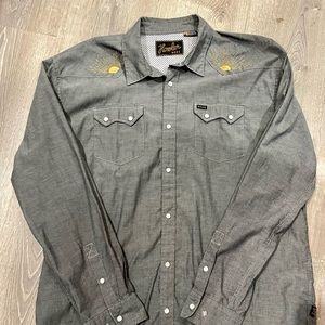 Collectors Howler Brothers Sunrise Western Pearl Snap Long Sleeve Shirt